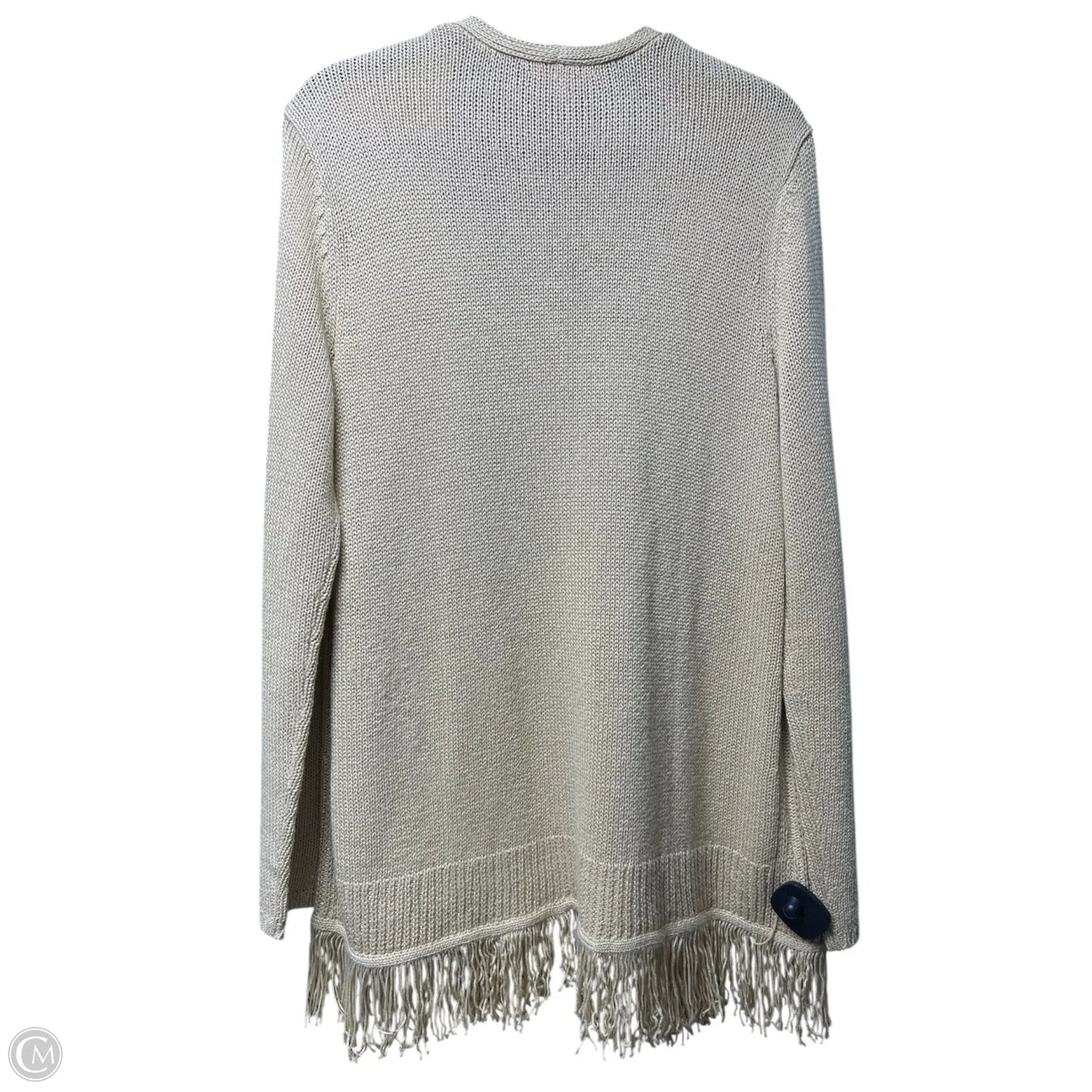 Sweater Cardigan Designer By Lilly Pulitzer In Tan, Size: L