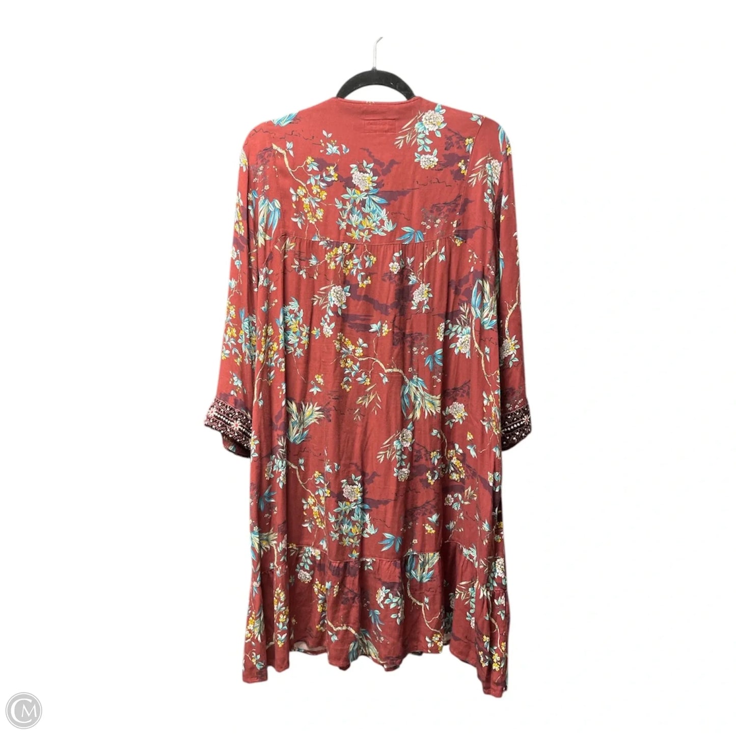 Dress Casual Short By Johnny Was In Floral Print, Size: M