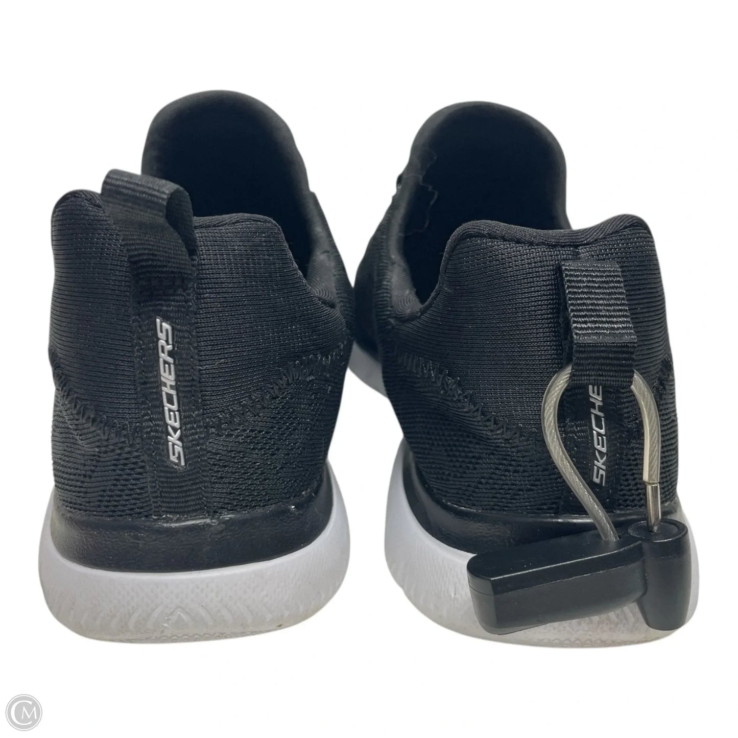Shoes Sneakers By Skechers In Black & White, Size: 7.5