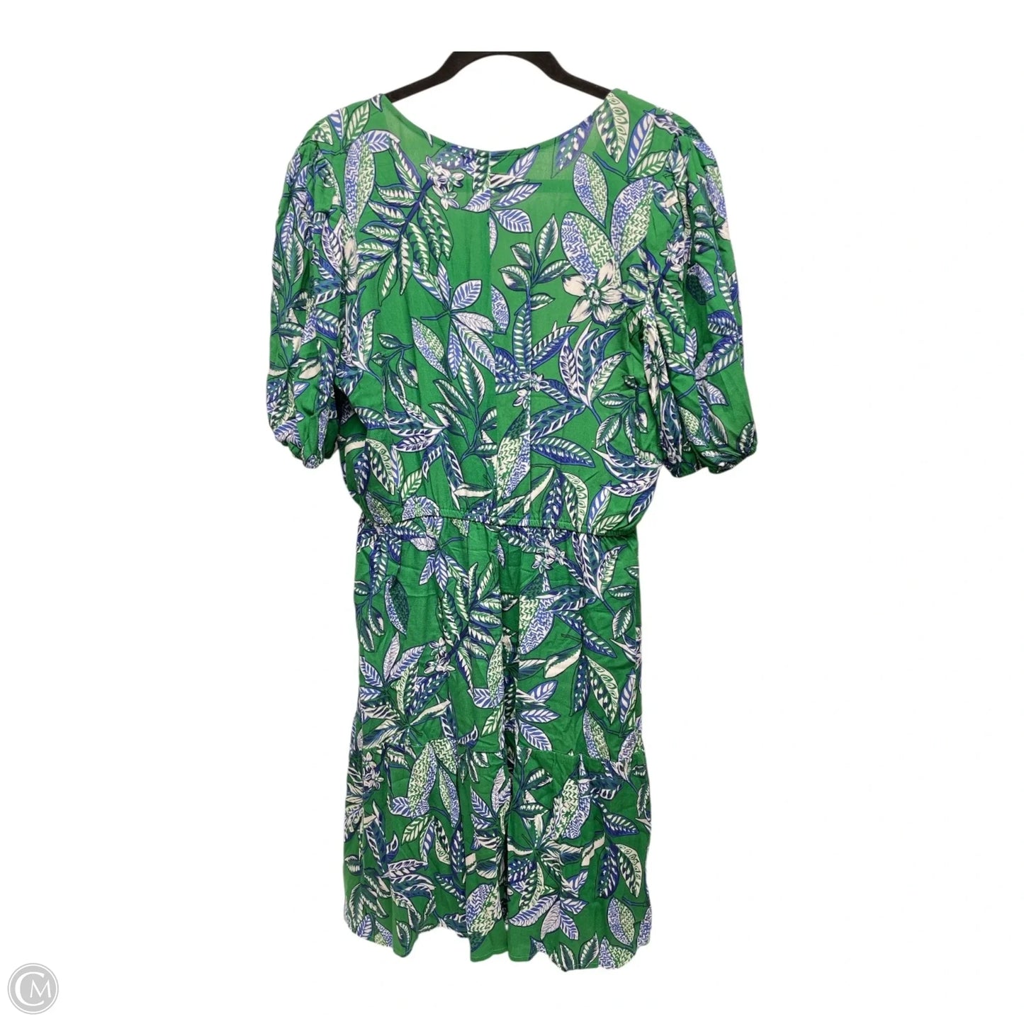 Dress Casual Short By Absolutely Famous In Blue & Green, Size: L