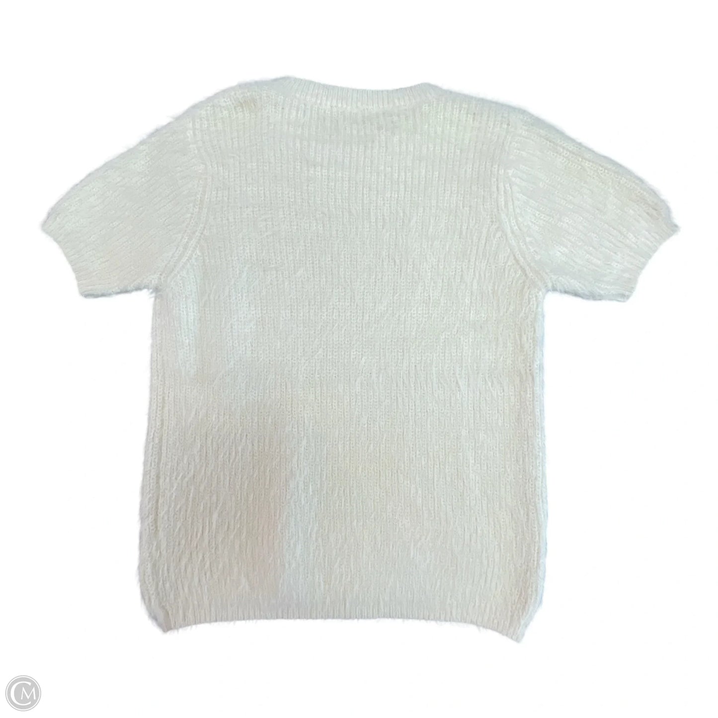 Sweater Short Sleeve By Jodifl In Cream, Size: S