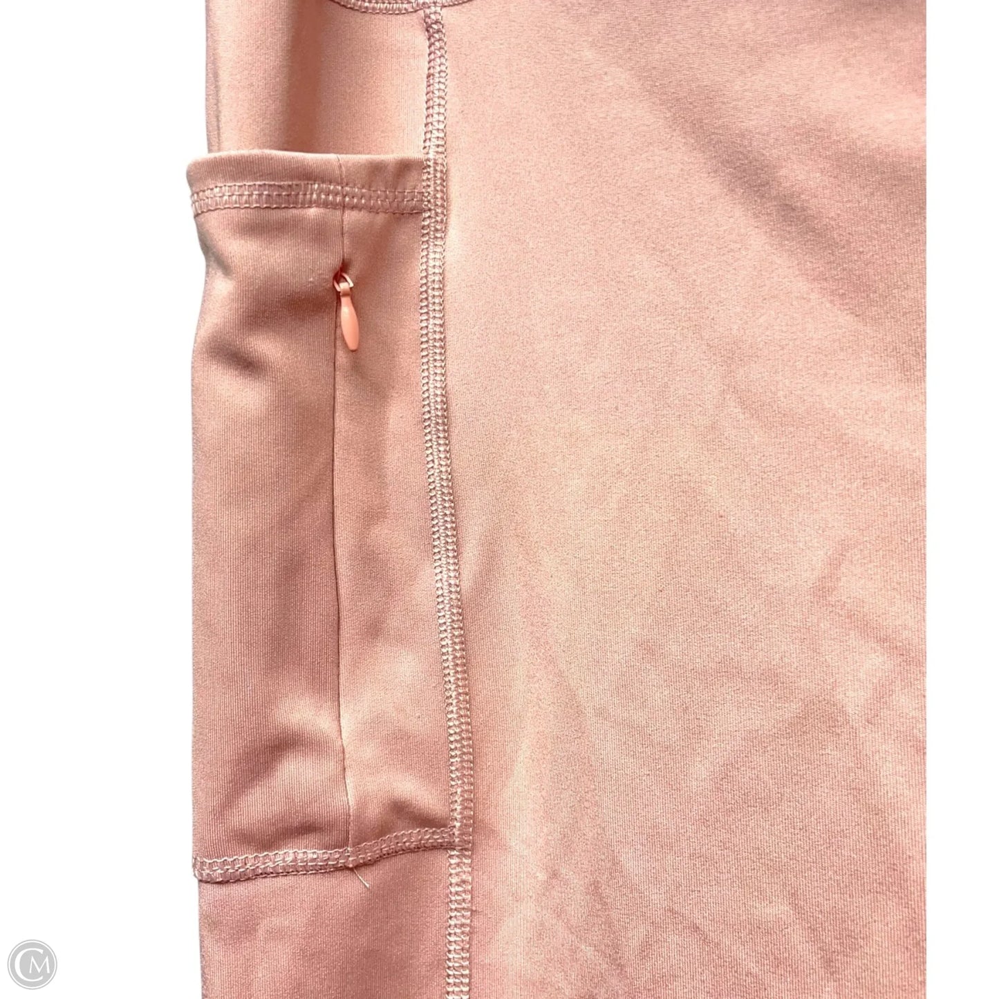 Athletic Leggings By Adrienne Vittadini In Pink, Size: Xl
