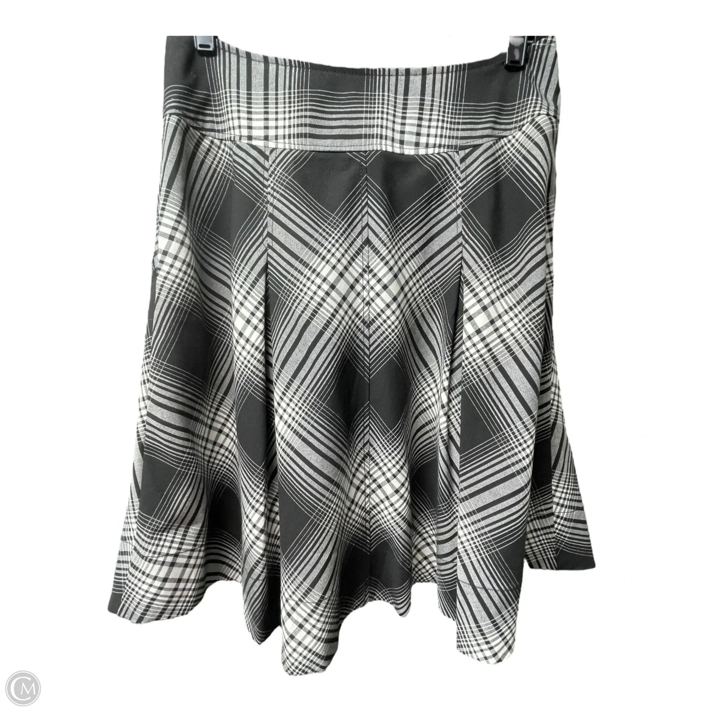Skirt Midi By H&m In Black & Grey, Size: 8