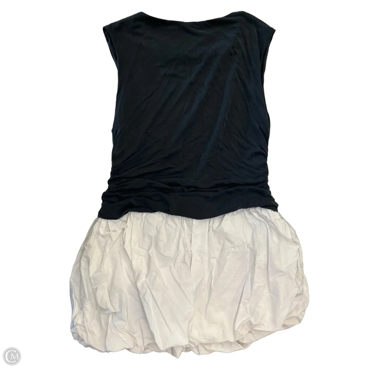 Dress Casual Midi By Anthropologie In Blue & White, Size: Xl