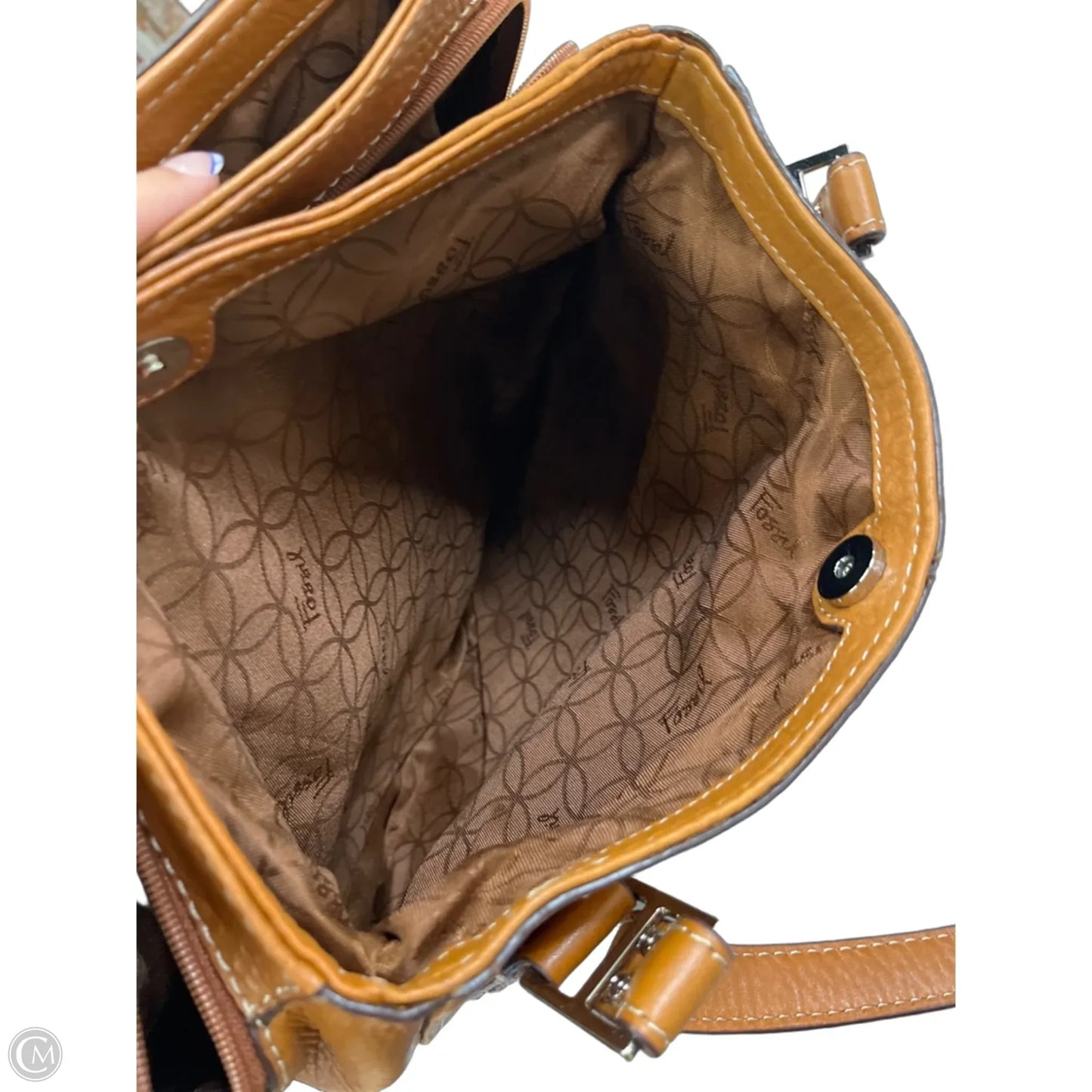 Handbag By Fossil, Size: Large