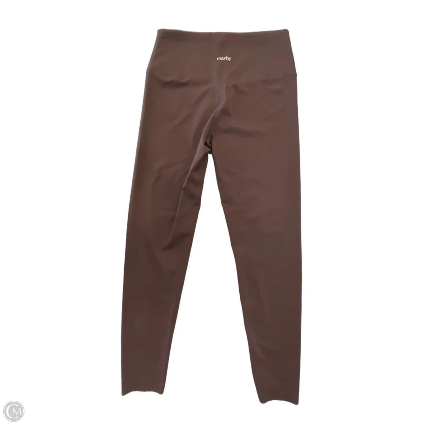 Athletic Leggings By Cmb In Brown & Yellow, Size: L