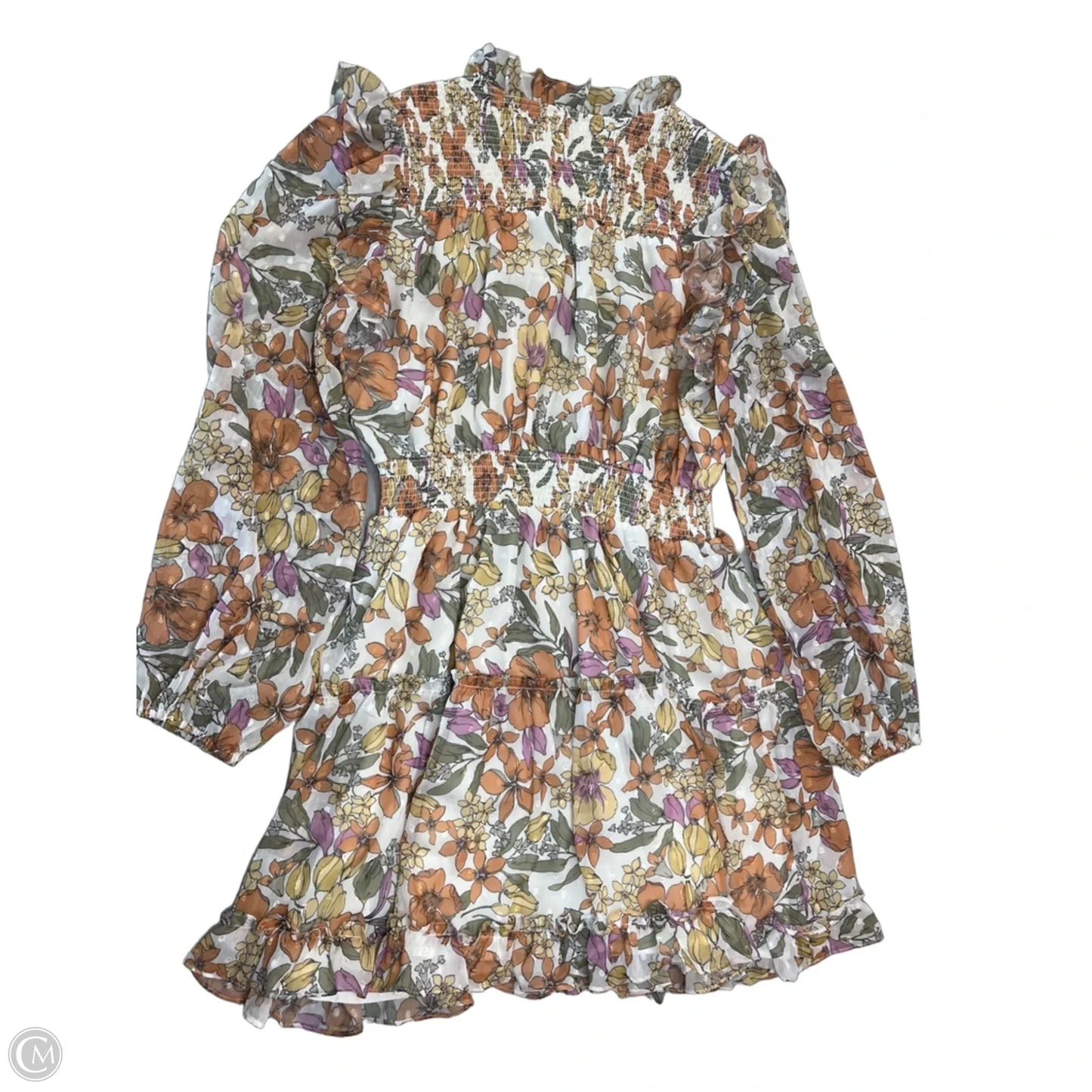 Dress Casual Short By Fate In Floral Print, Size: L