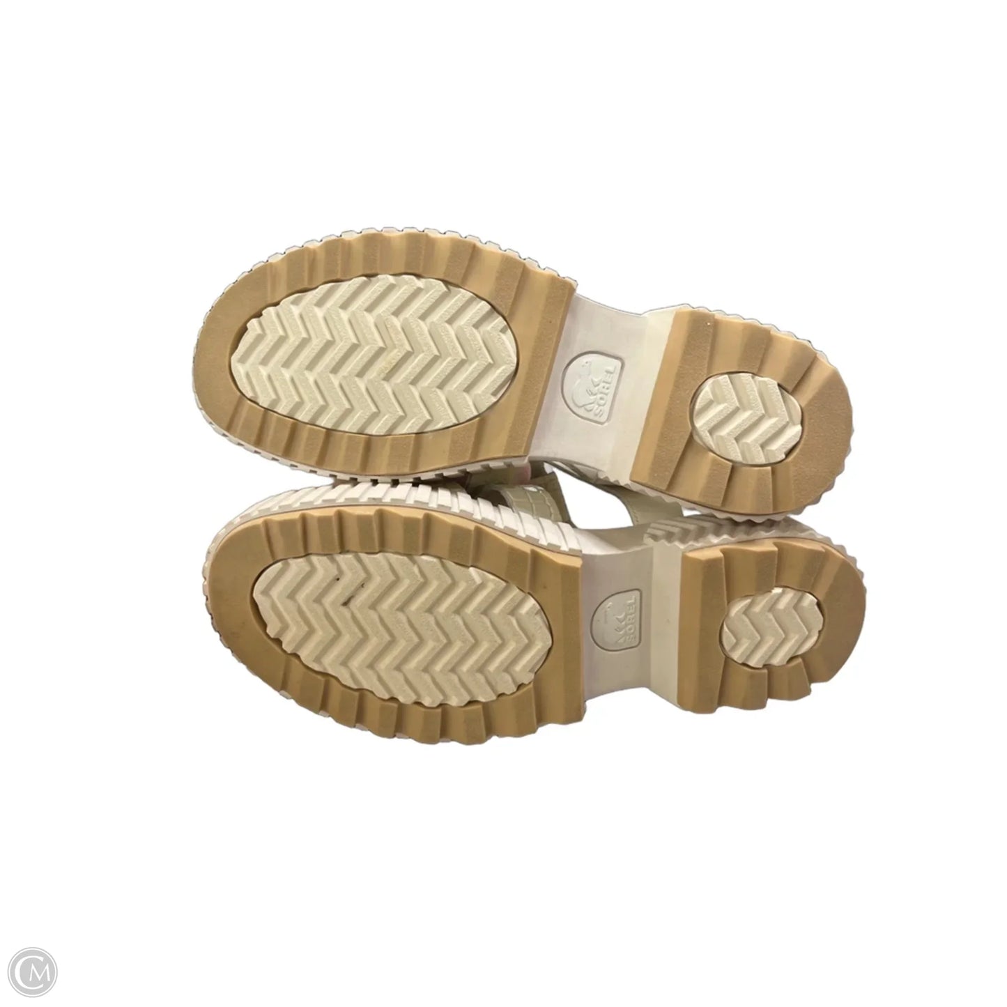 Sandals Heels Platform By Sorel In White, Size: 8