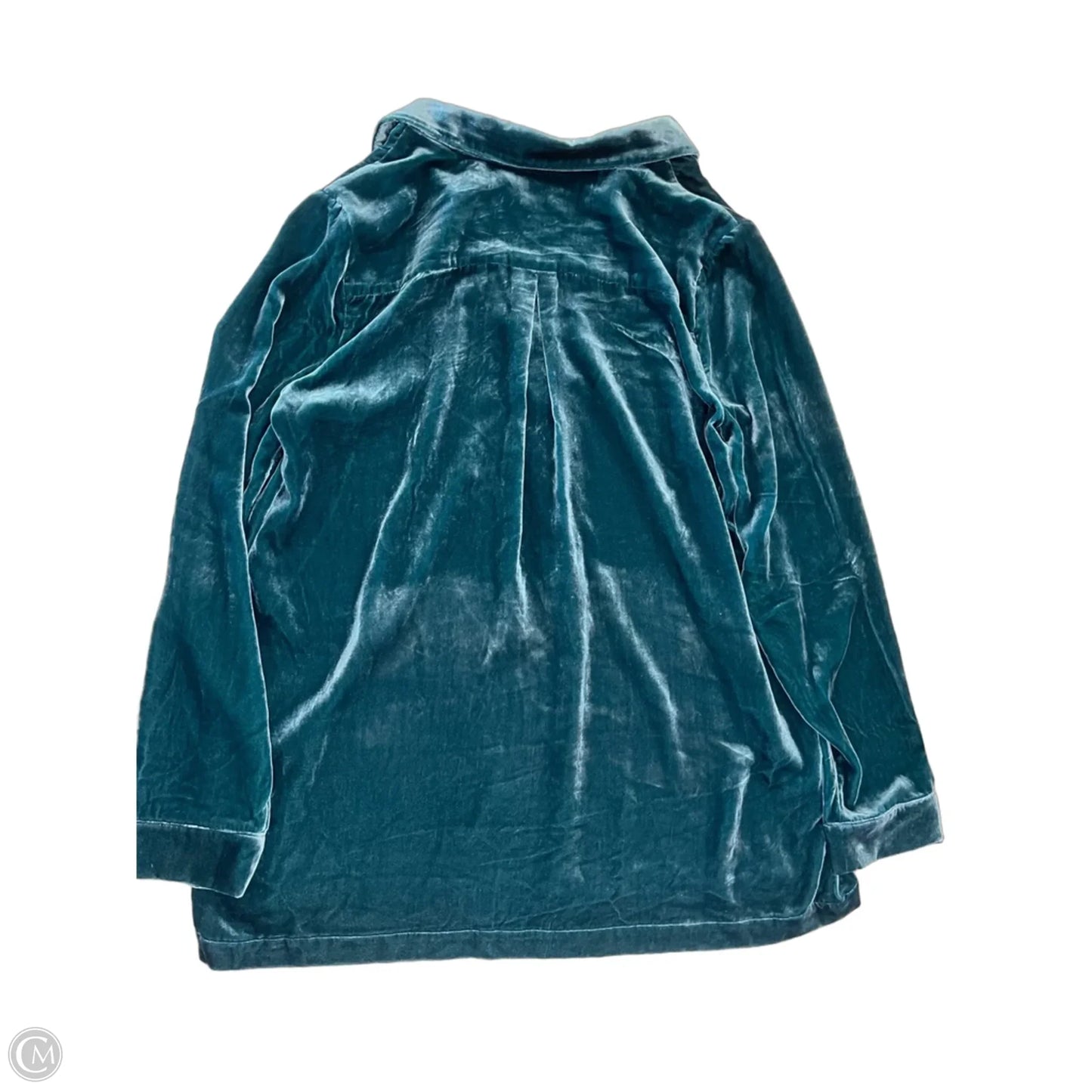 Blouse Long Sleeve By Sundance In Teal, Size: M