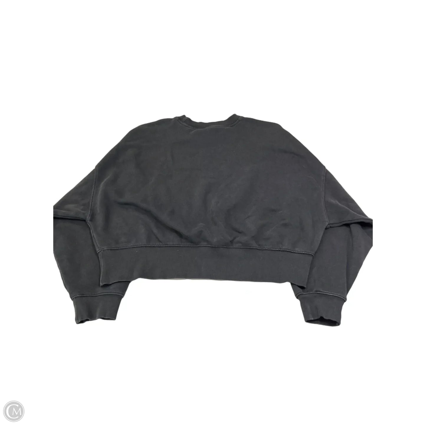 Athletic Sweatshirt Crewneck By Adidas In Black, Size: S