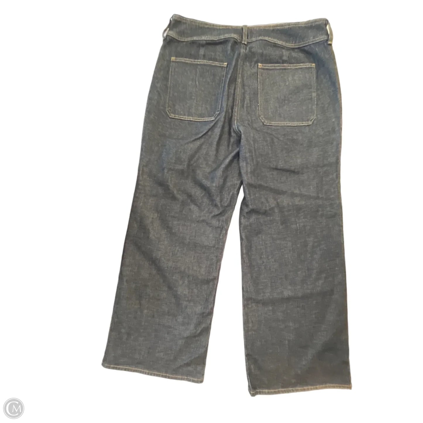 Jeans Wide Leg By J. Crew In Blue Denim, Size: 14