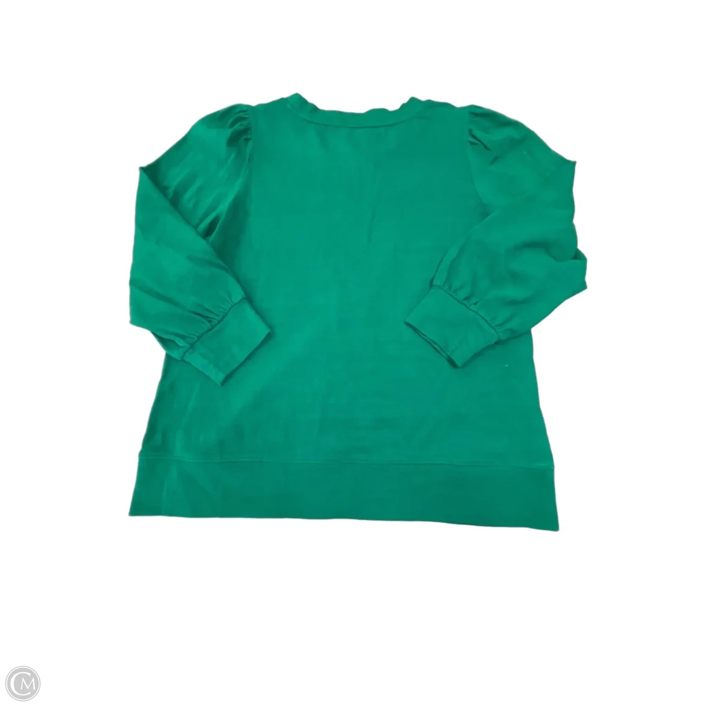 Top Long Sleeve By Loft In Green, Size: L