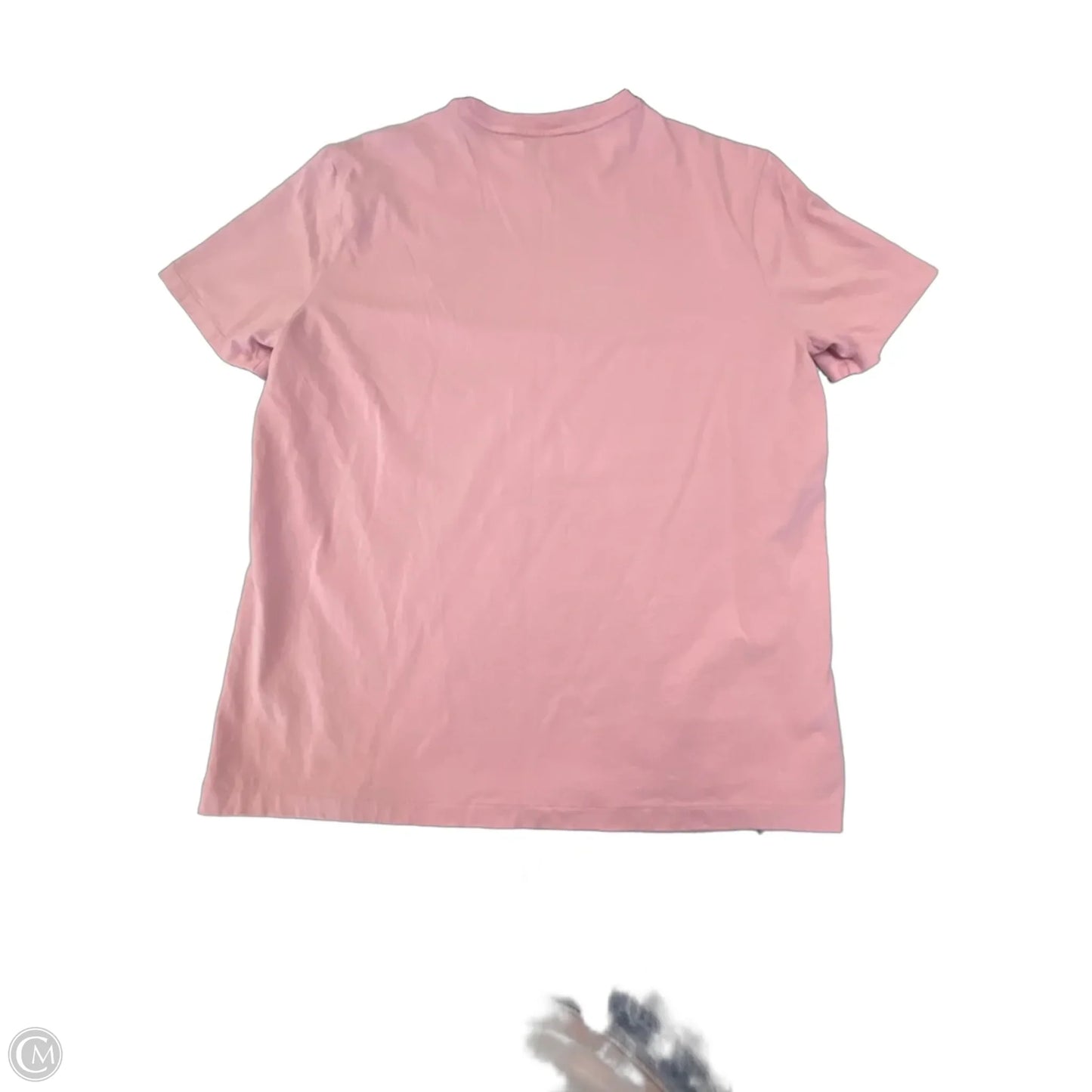Top Short Sleeve By Polo Ralph Lauren In Pink, Size: L