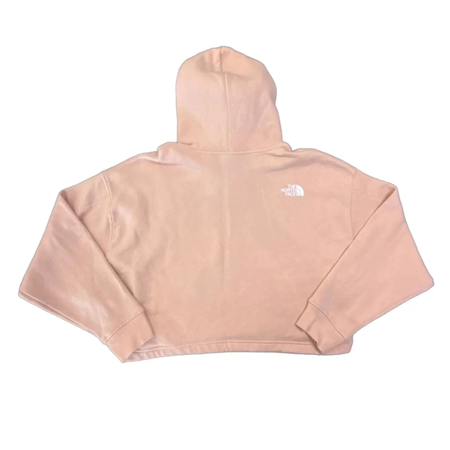 Athletic Sweatshirt Hoodie By The North Face In Peach, Size: L