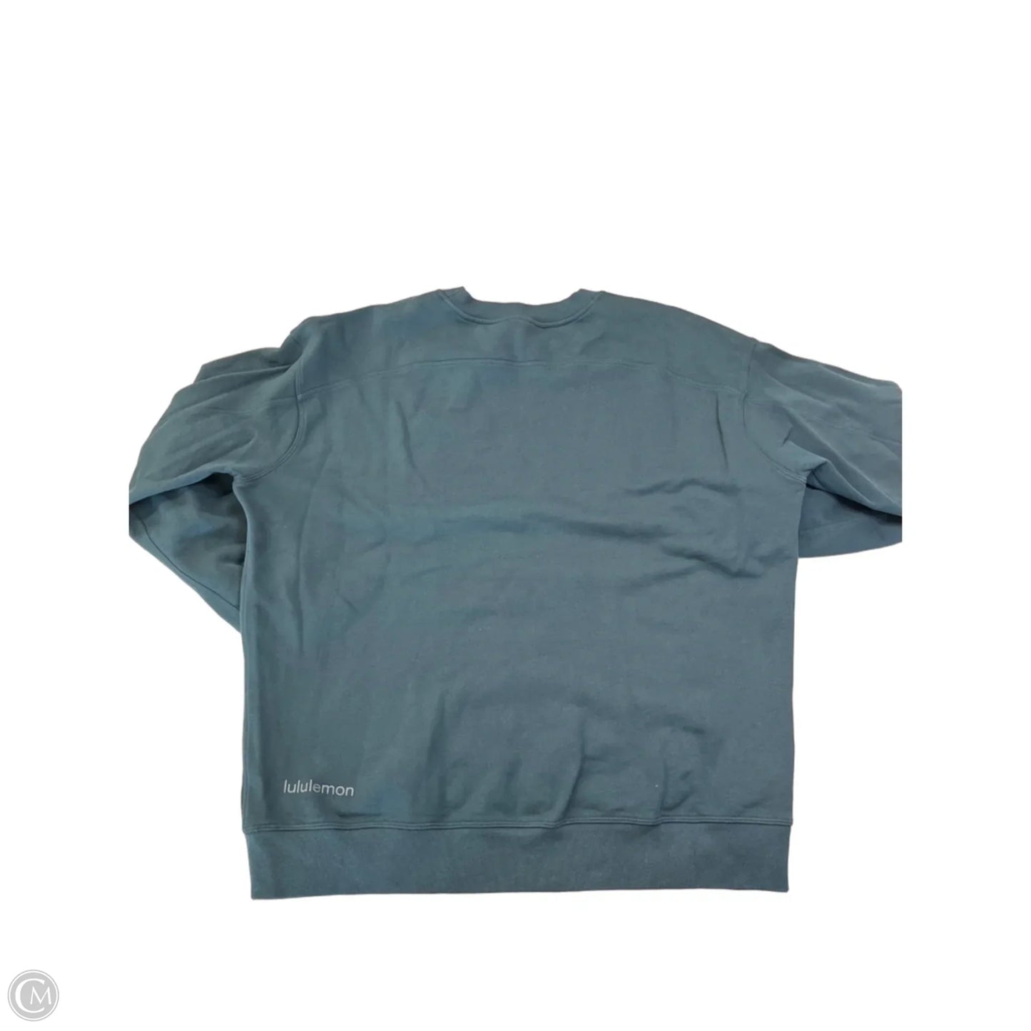 Athletic Sweatshirt Crewneck By Lululemon In Teal, Size: L