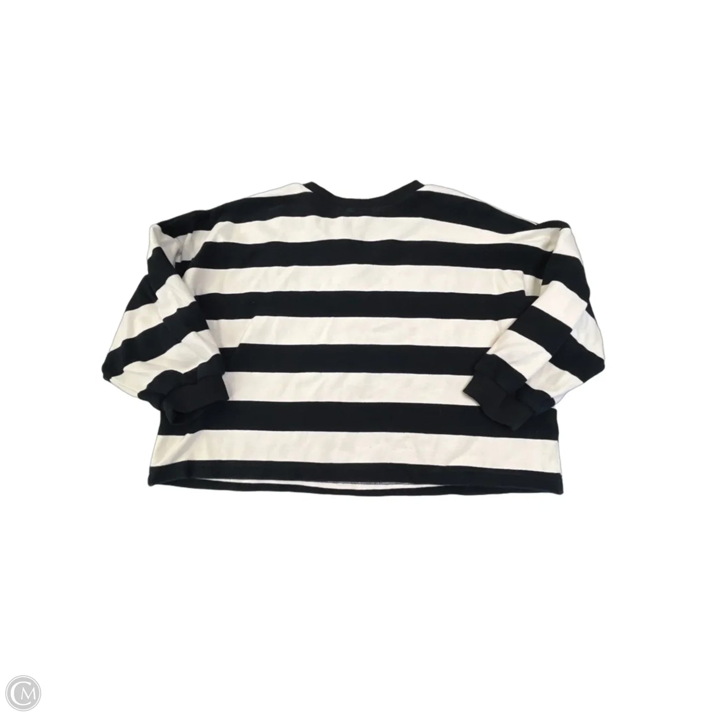 Sweatshirt Designer By Rebecca Minkoff In Striped Pattern, Size: S
