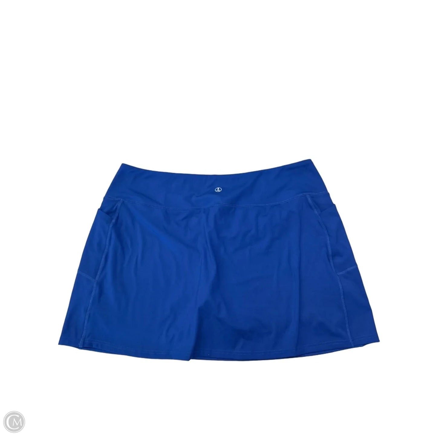 Athletic Skirt By Lands End In Blue, Size: 2x