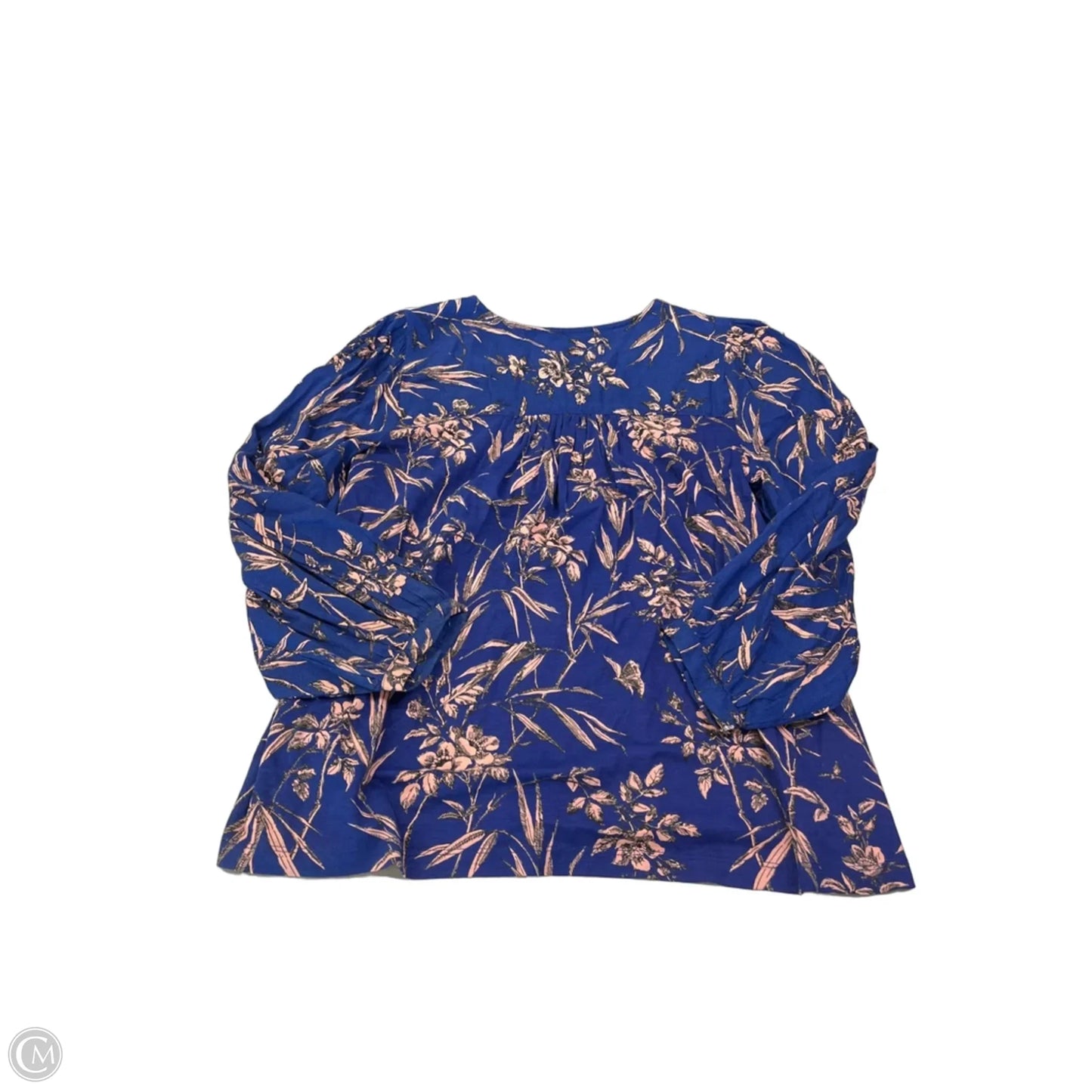 Top Long Sleeve By Anthropologie In Blue, Size: Xs
