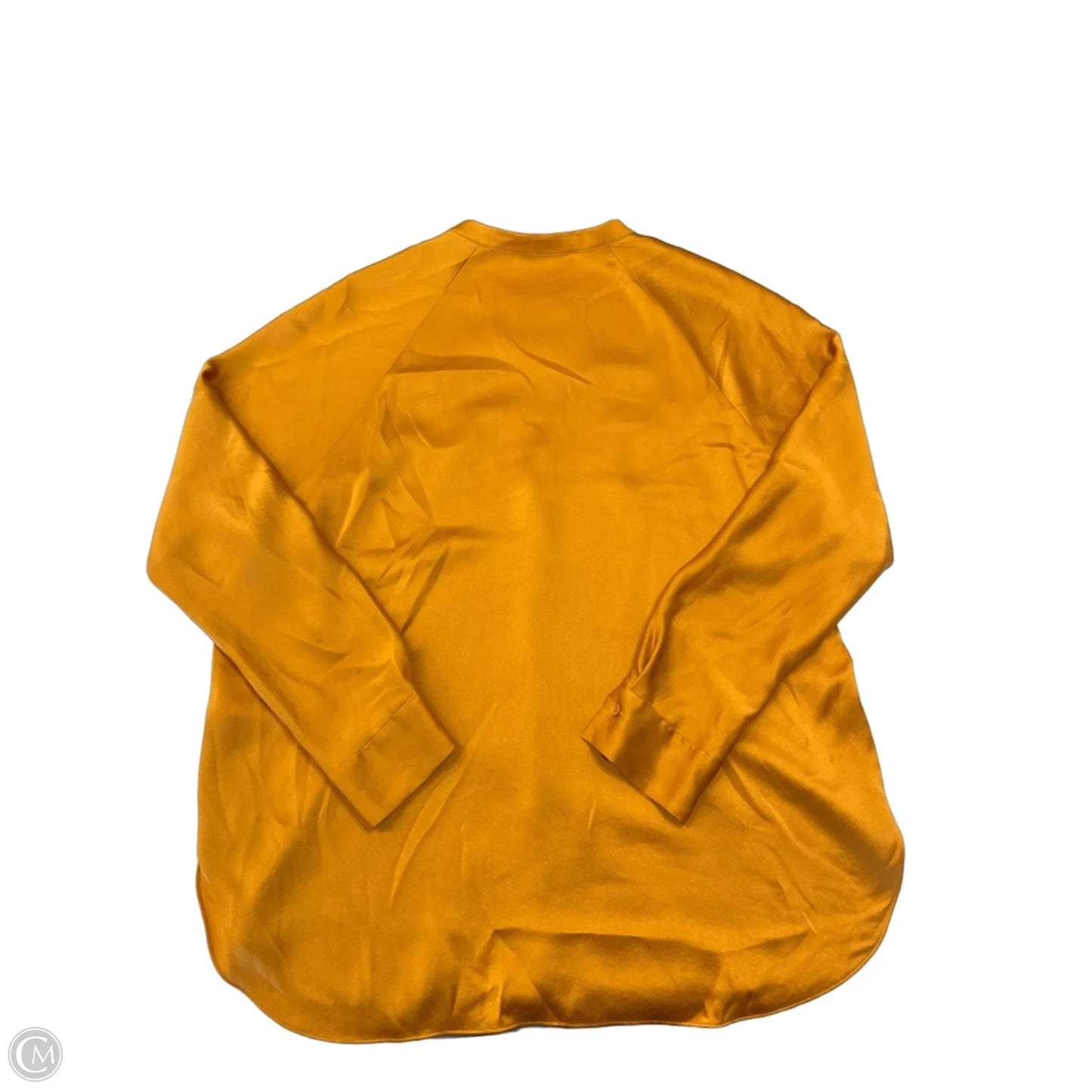 Blouse Long Sleeve By Vince In Orange, Size: M