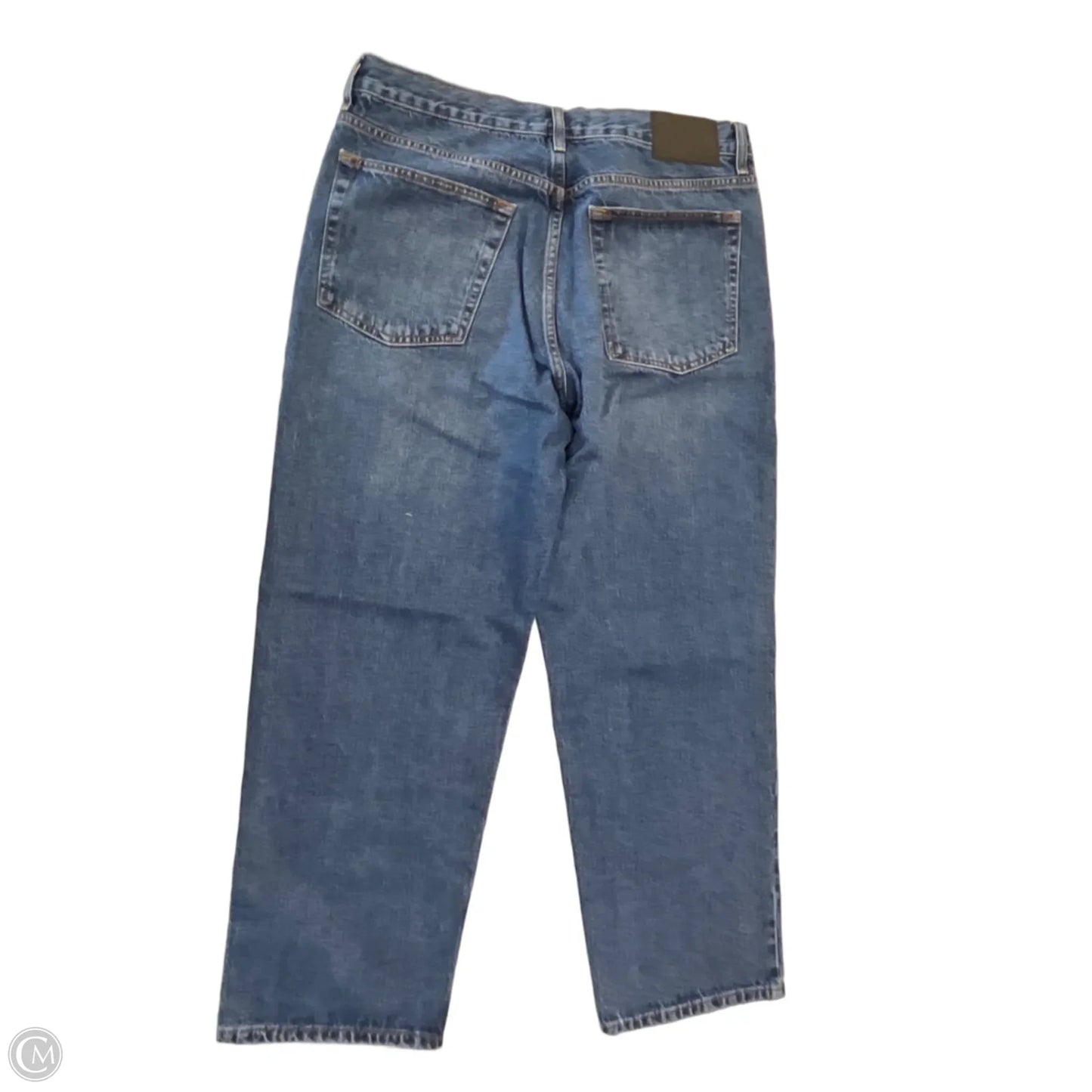 Jeans Cropped By Top Shop In Blue Denim, Size: 14