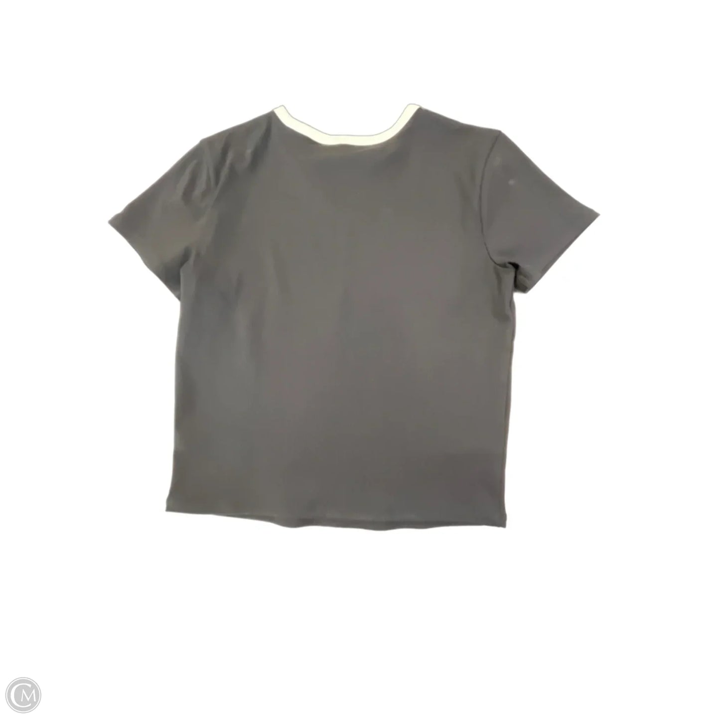 Athletic Top Short Sleeve By Athleta In Black, Size: M