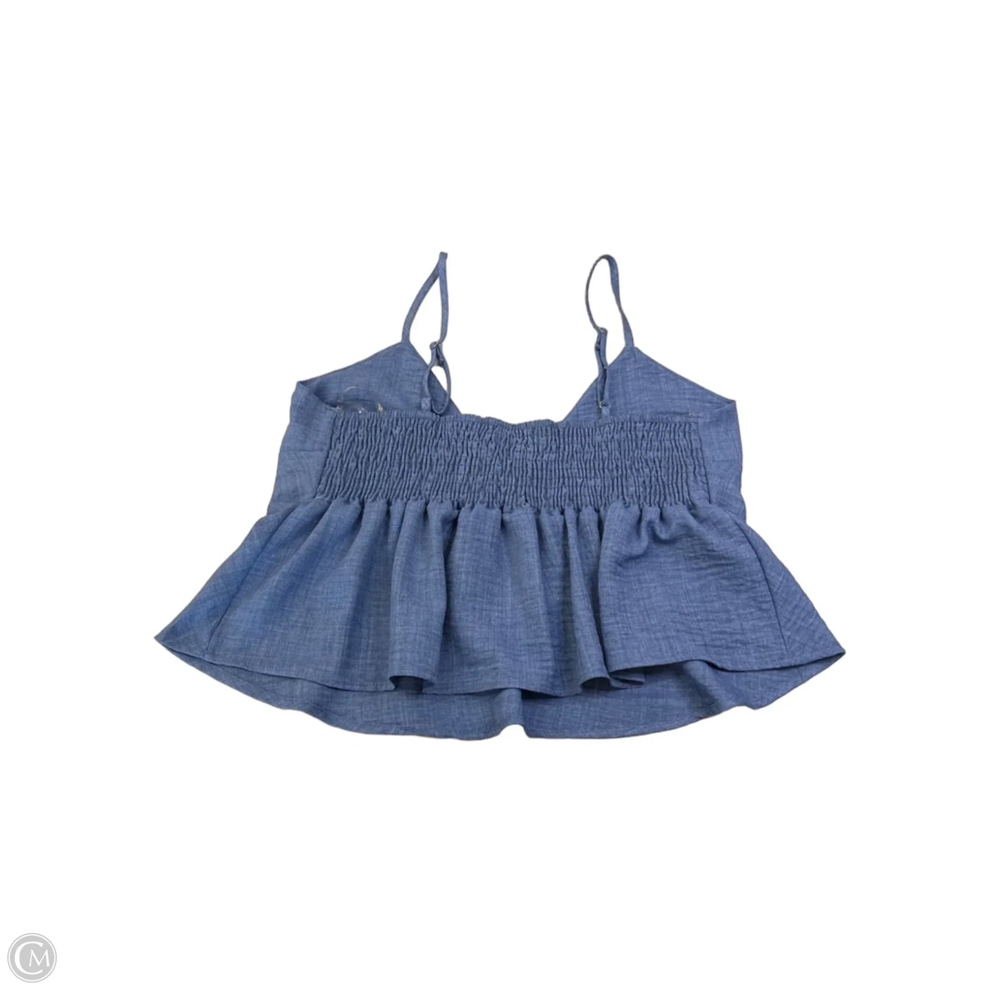Top Sleeveless By Charlotte Avery In Blue, Size: L