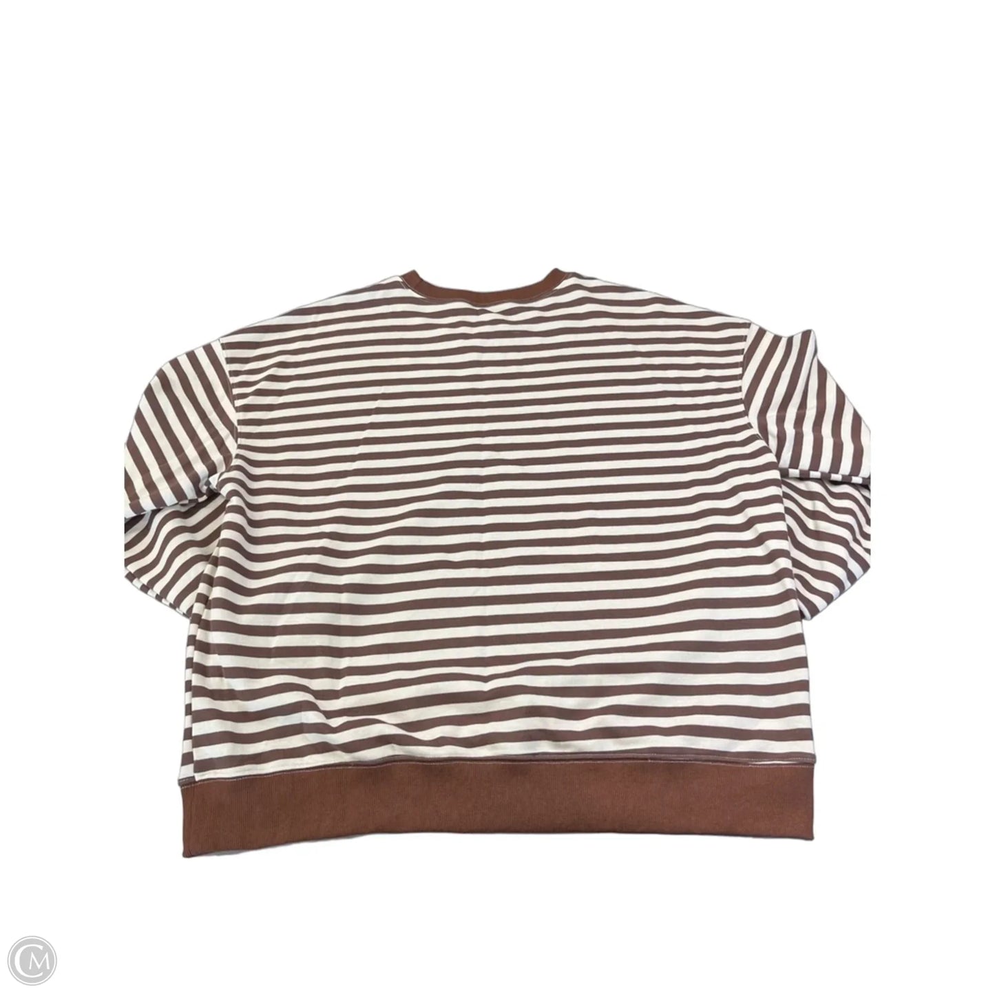 Top Long Sleeve By Clothes Mentor In Striped Pattern, Size: Xl