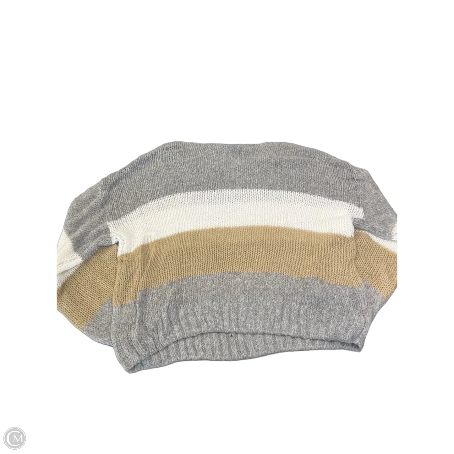 Sweater By Blu Pepper In Grey & White, Size: L