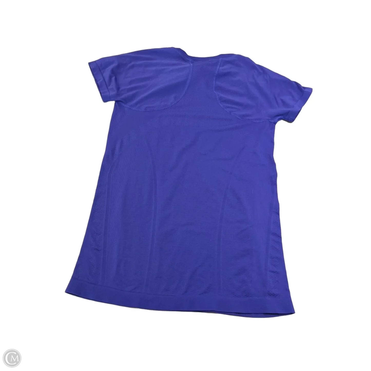 Athletic Top Short Sleeve By Athleta In Blue, Size: S