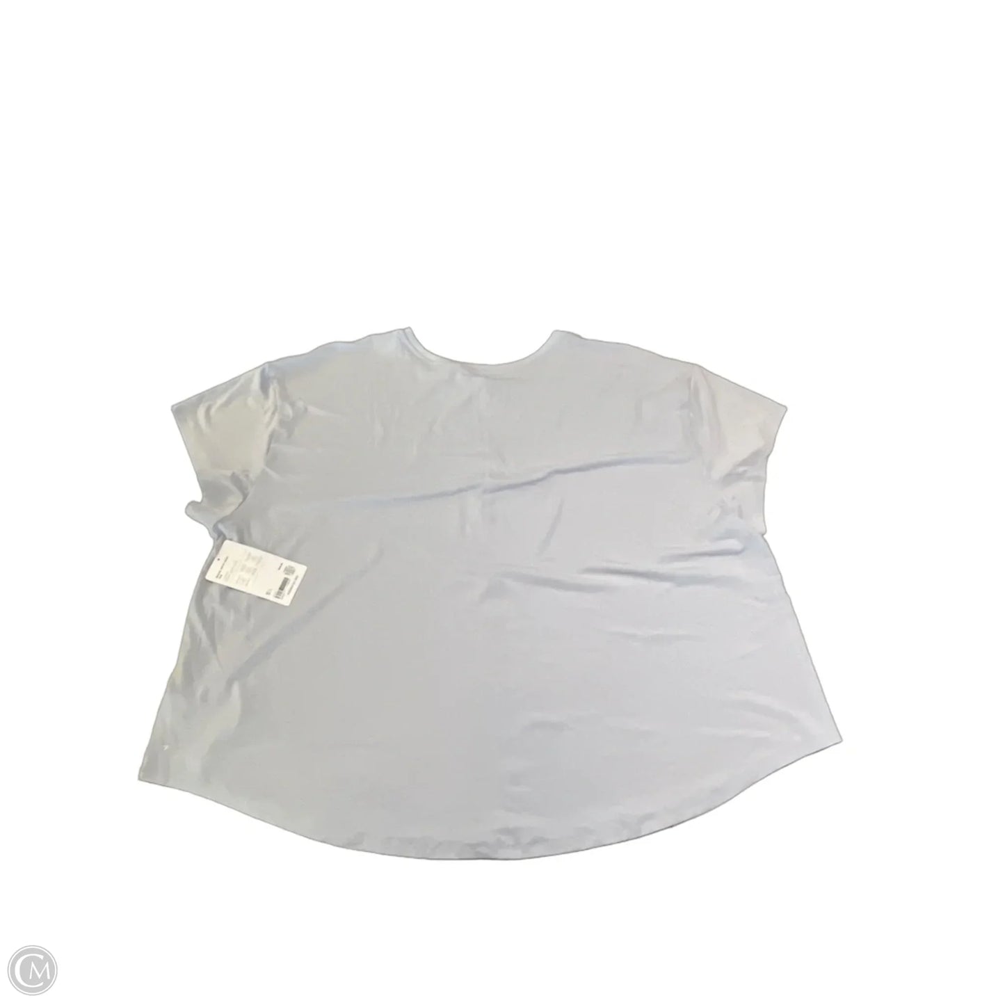 Athletic Top Short Sleeve By Athleta In Blue, Size: 3x