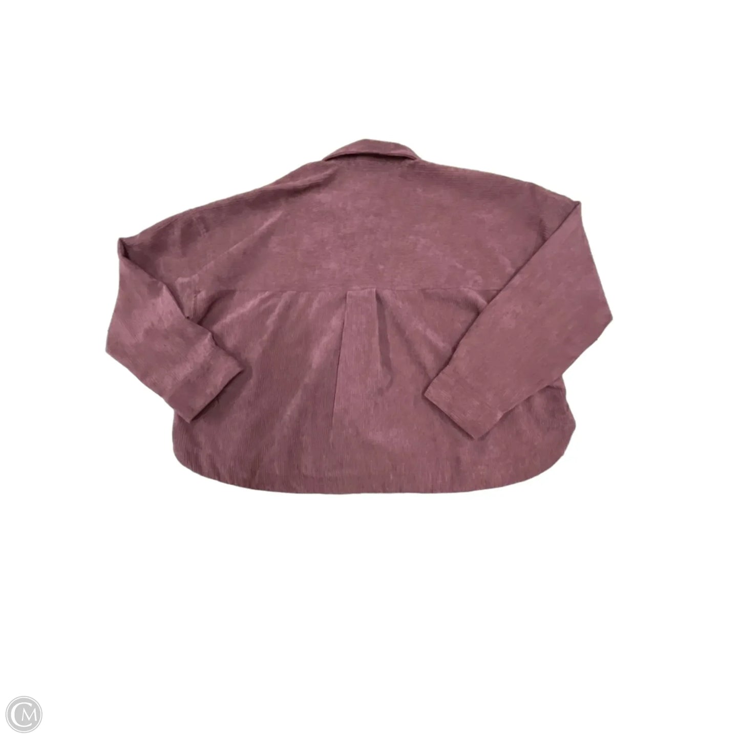Jacket Shirt By Madewell In Brown, Size: Xl