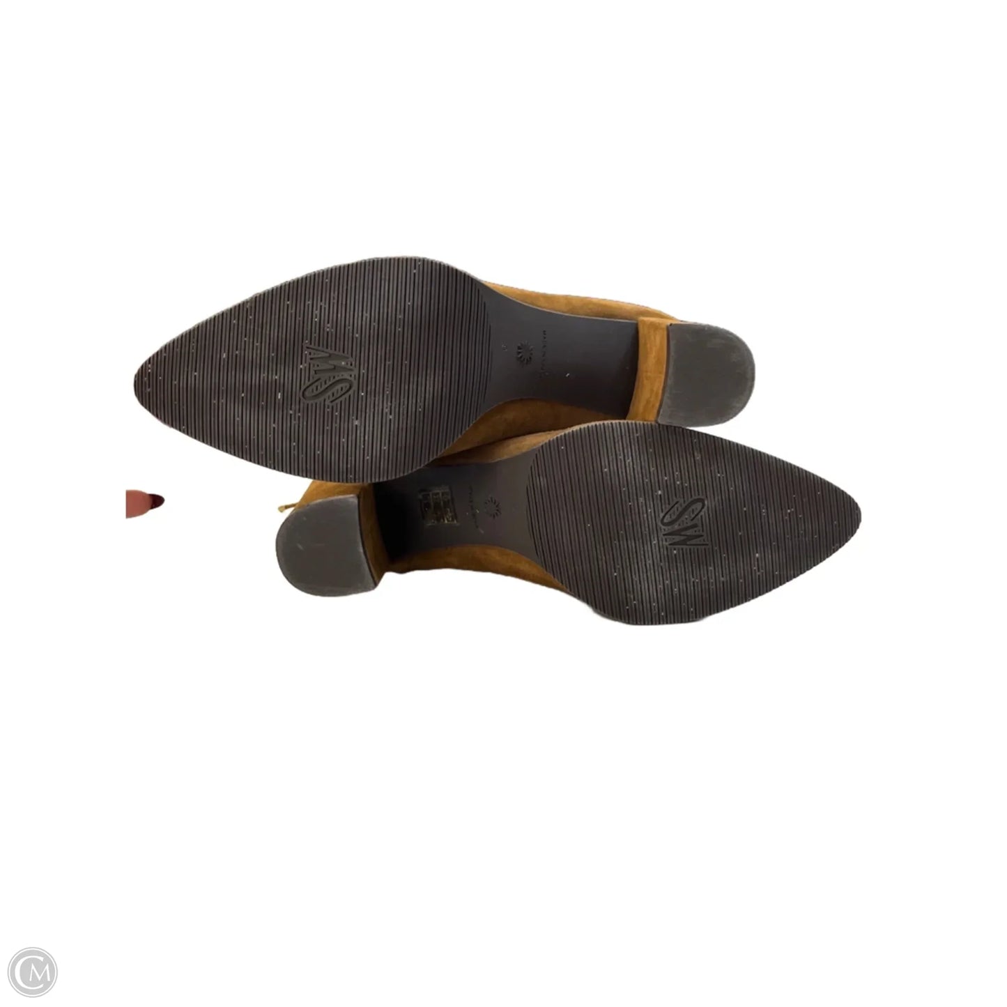 Boots Designer By Stuart Weitzman In Brown, Size: 9