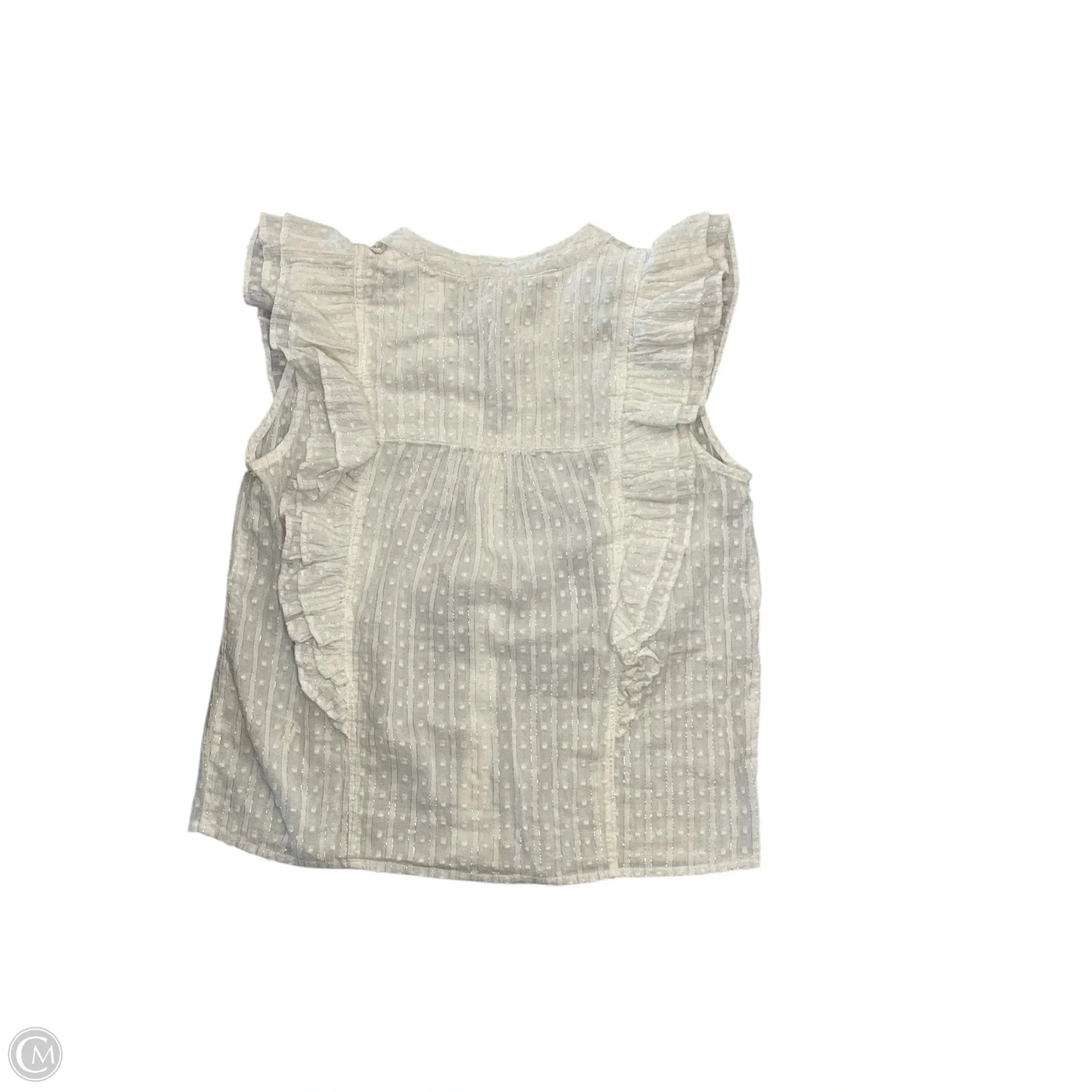 Blouse Sleeveless By Pilcro In Cream, Size: Xs