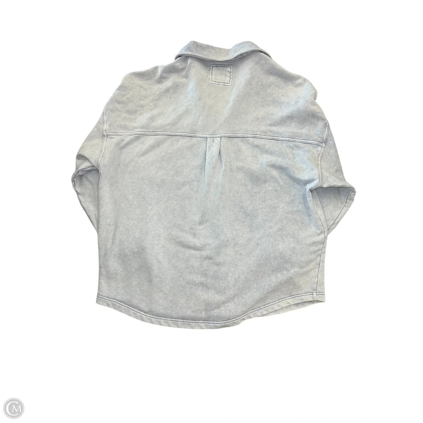 Jacket Shirt By American Eagle In Blue, Size: Xl