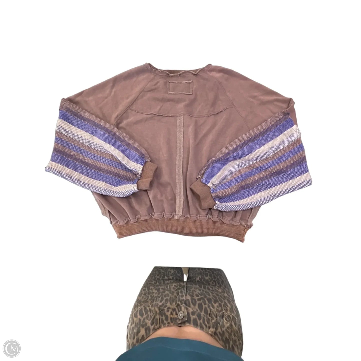Sweatshirt Crewneck By We The Free In Mauve, Size: L