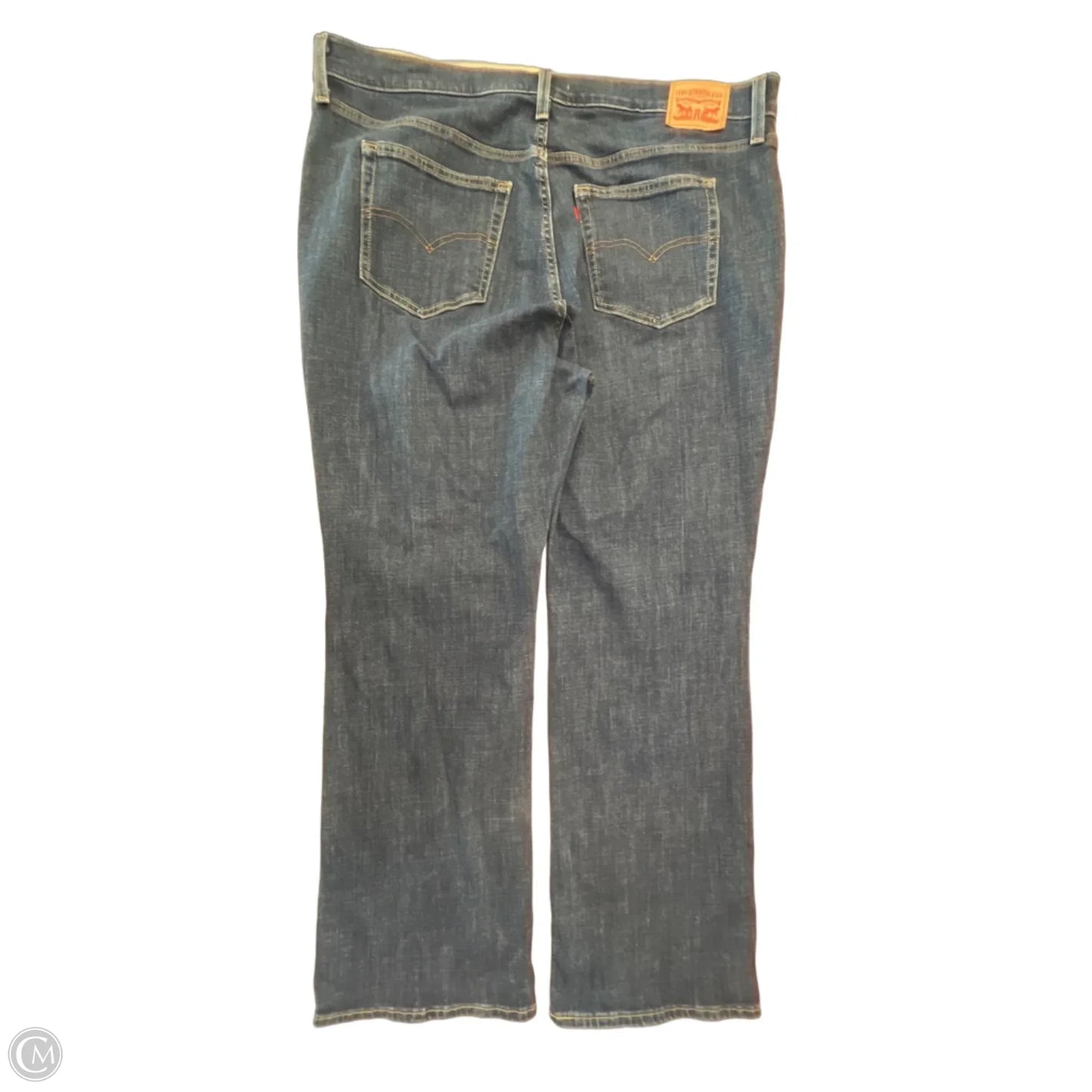 Jeans Boot Cut By Levis In Blue Denim, Size: 20