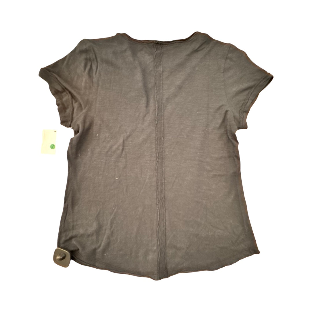 Top Ss Basic By Pilcro In Black, Size:Xs