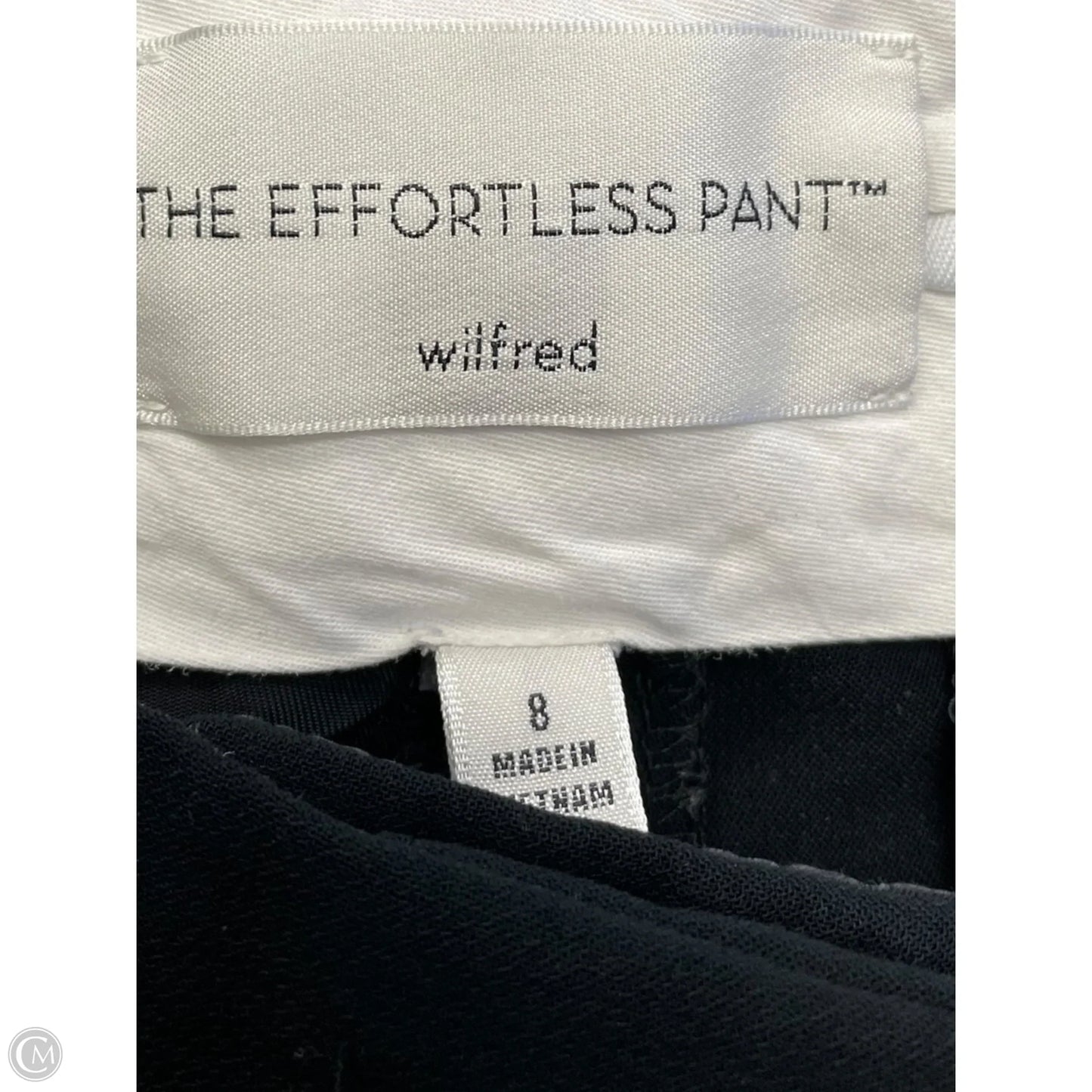 Pants Cropped By Wilfred In Black, Size: 8