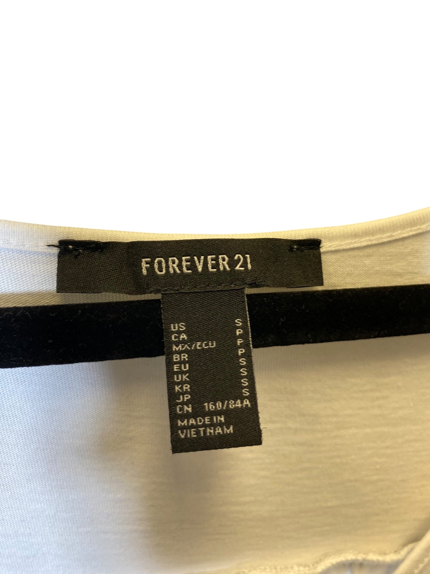 Dress Casual Midi By Forever 21 In White, Size: S