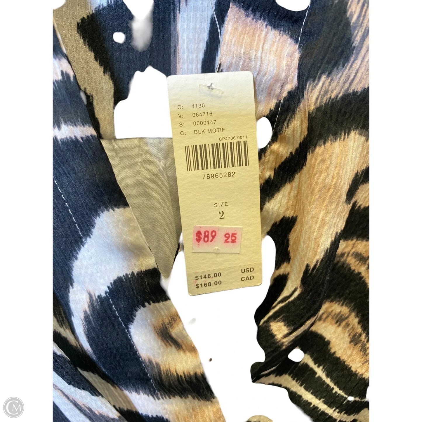 Dress Casual Short By Anthropologie In Animal Print, Size: 2