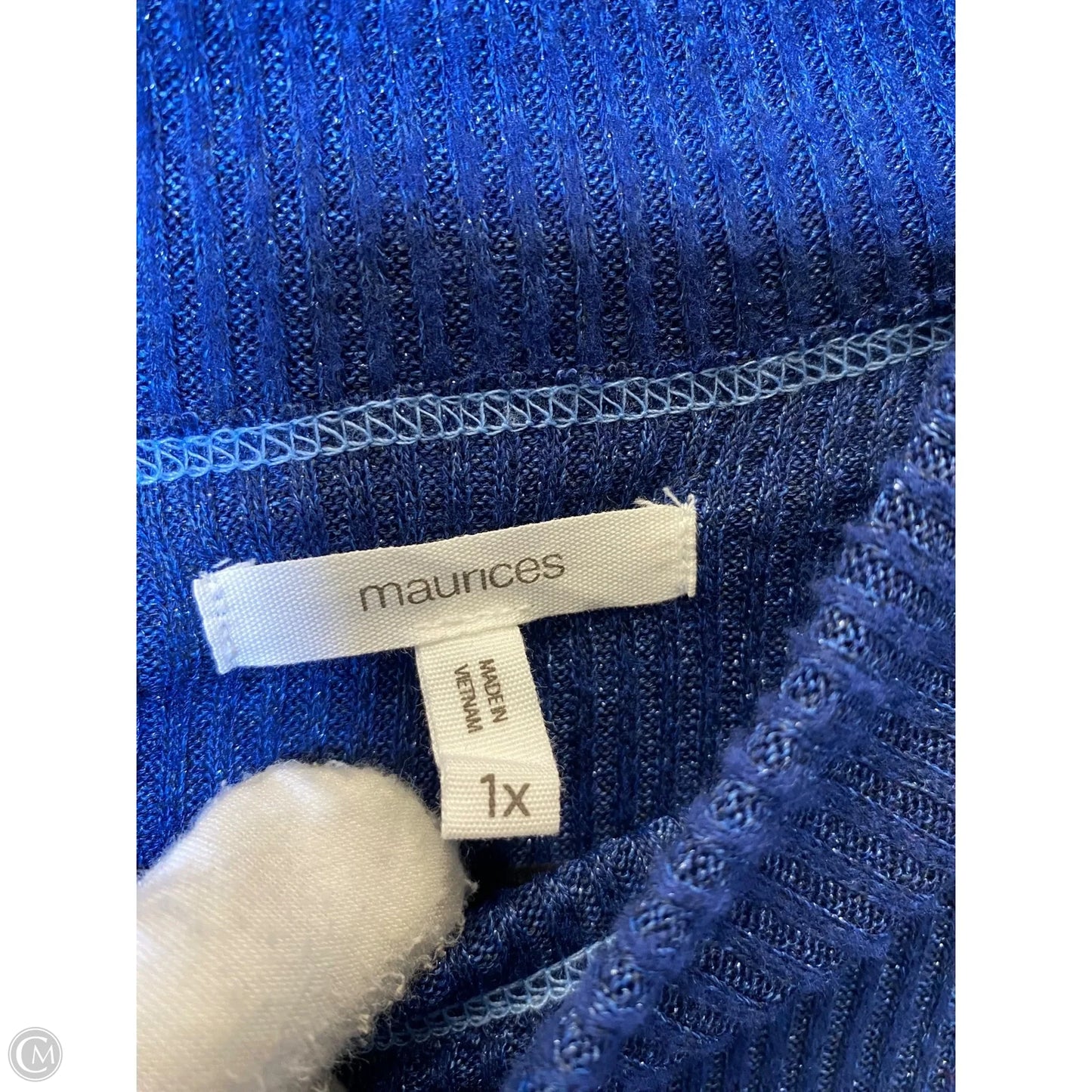 Sweatshirt Collar By Maurices In Navy, Size: 1x