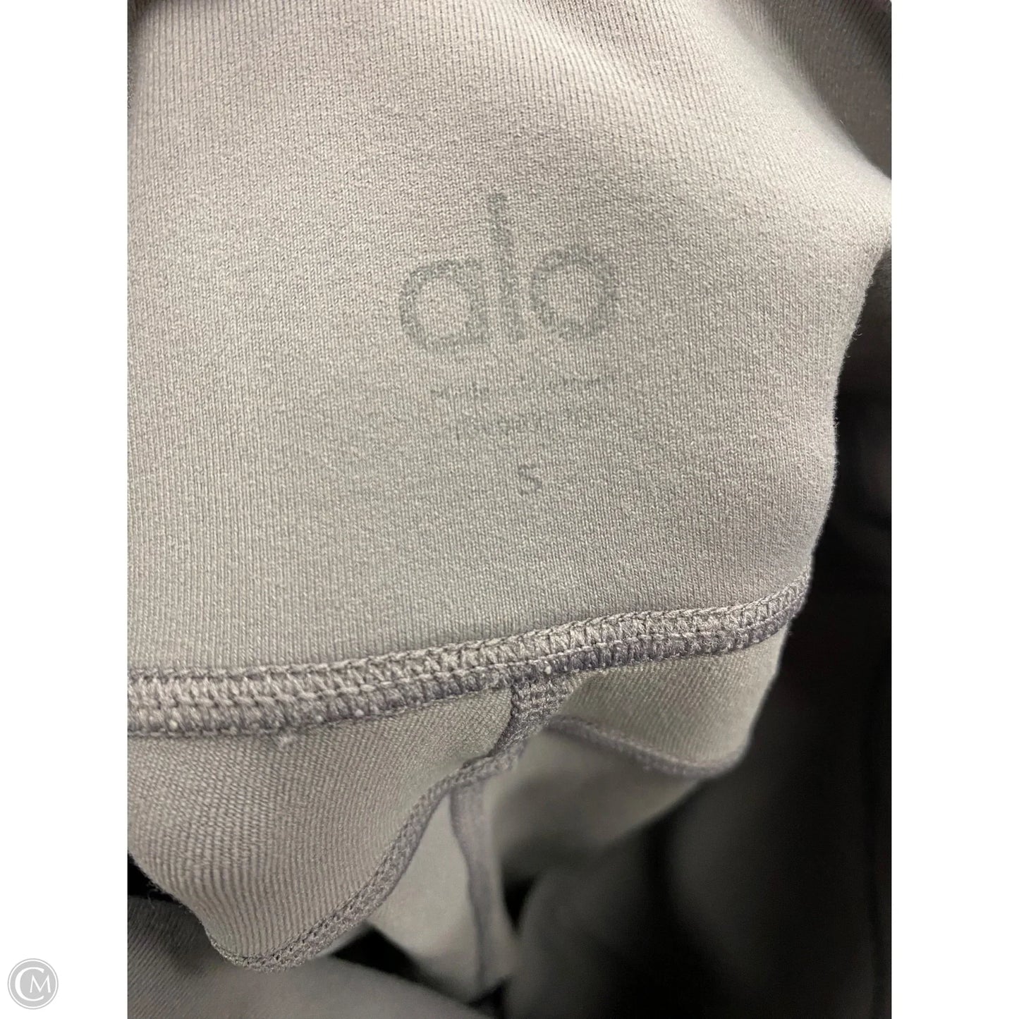 Athletic Leggings By Alo In Grey, Size: S