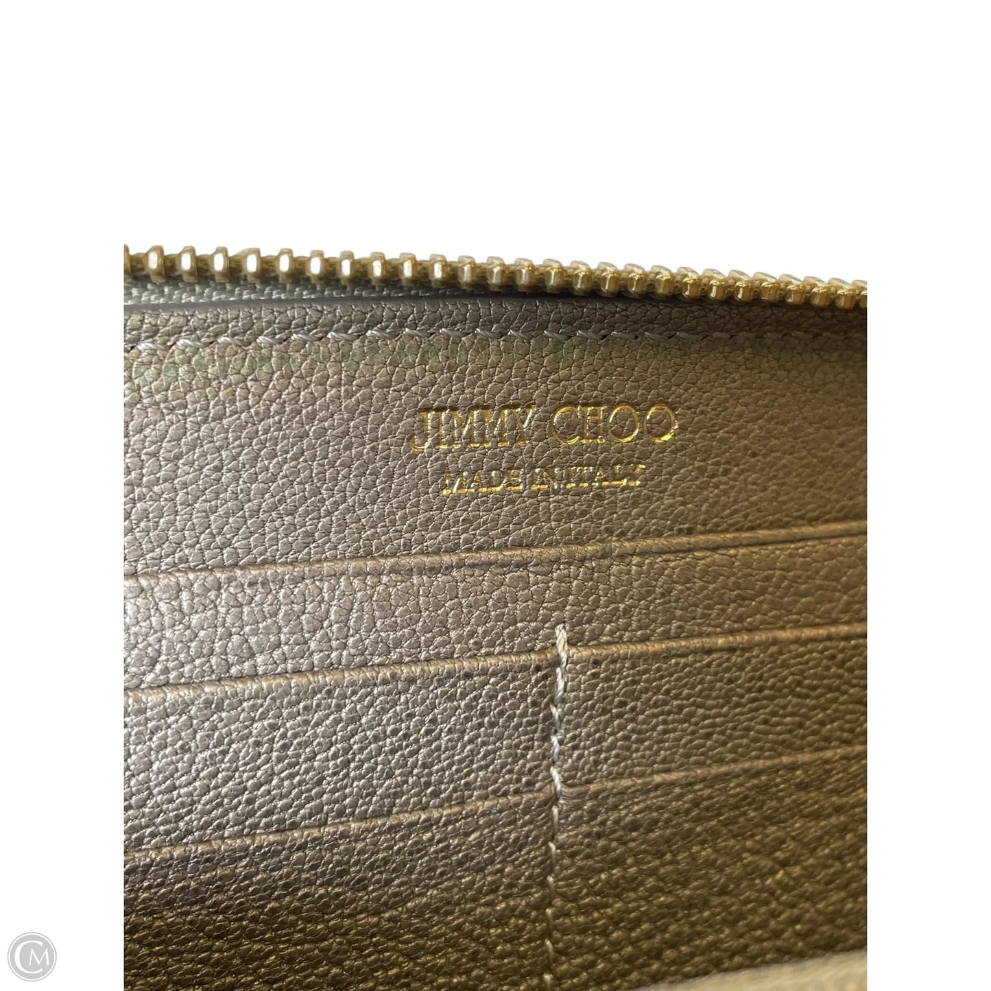 Wallet Luxury Designer By Jimmy Choo, Size: Medium