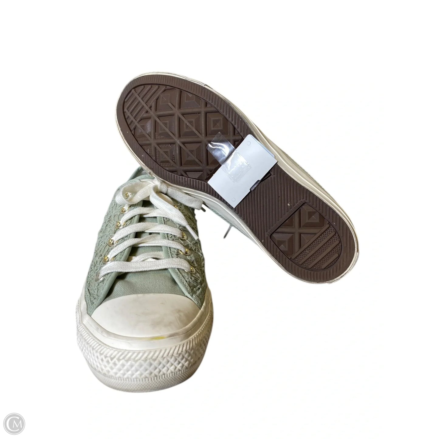 Shoes Athletic By Converse In Green, Size: 9.5