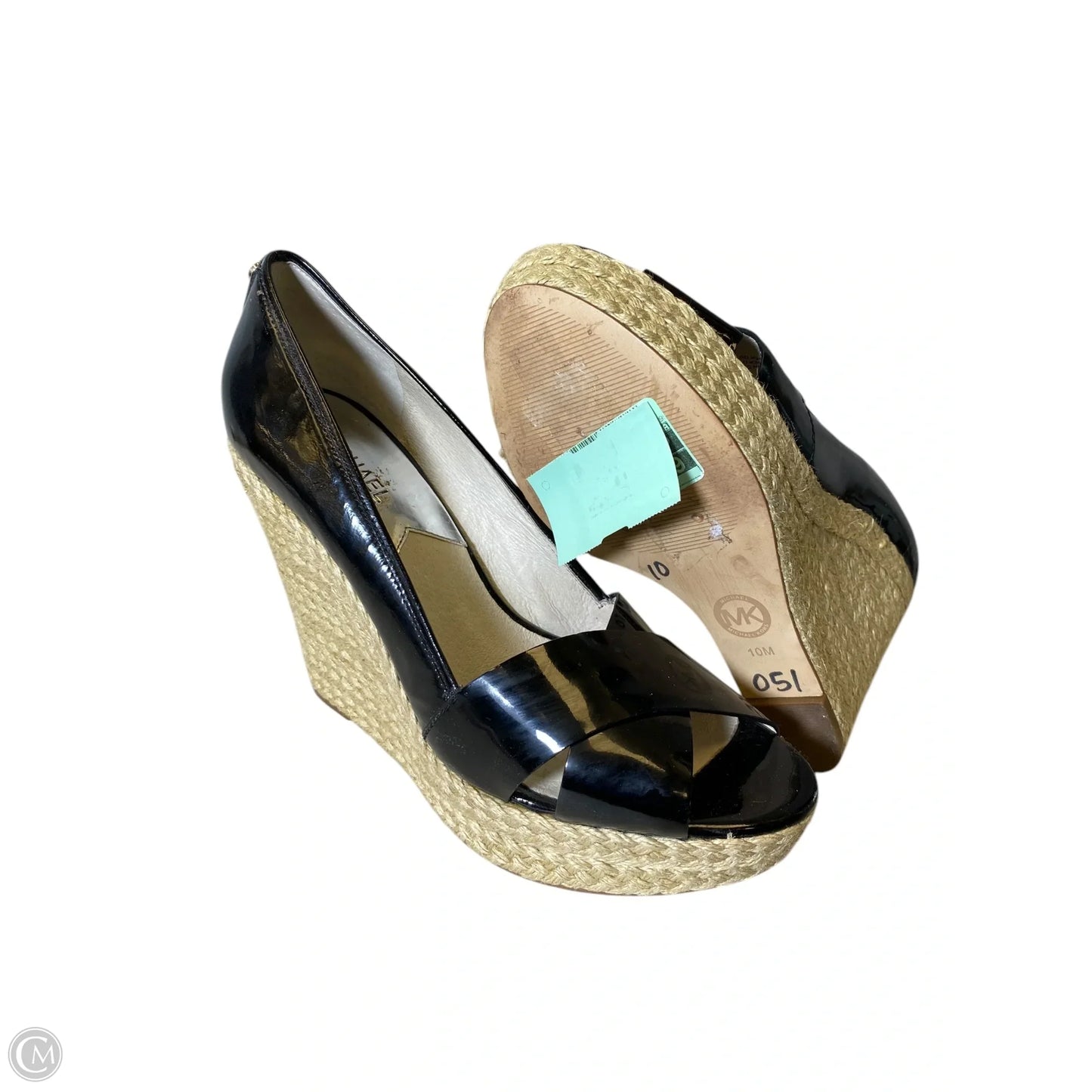 Sandals Designer By Michael Kors Collection In Black, Size: 10