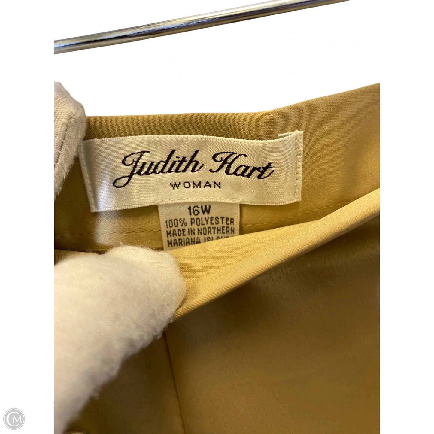 Pants Dress By Judith Hart In Gold, Size: 16