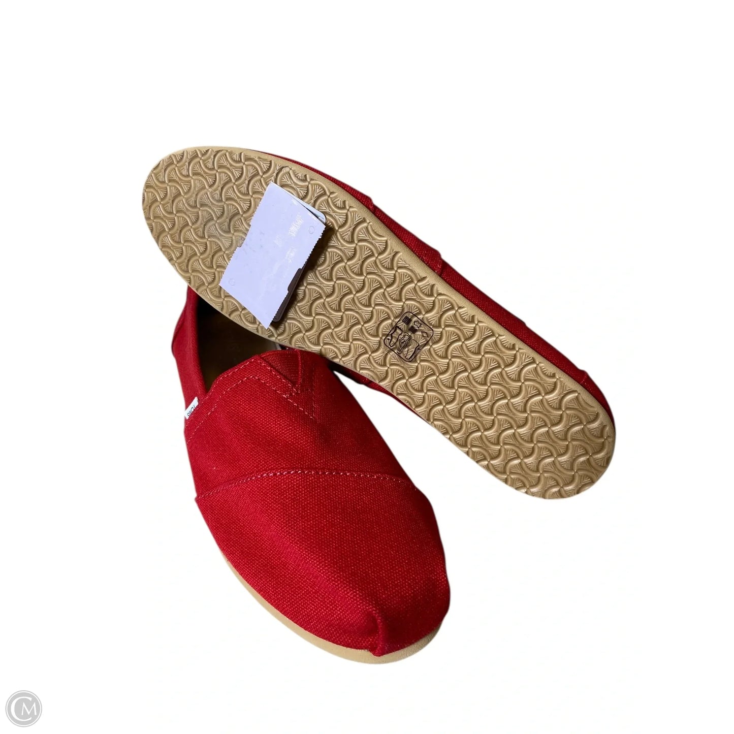 Shoes Flats By Toms In Red, Size: 8.5