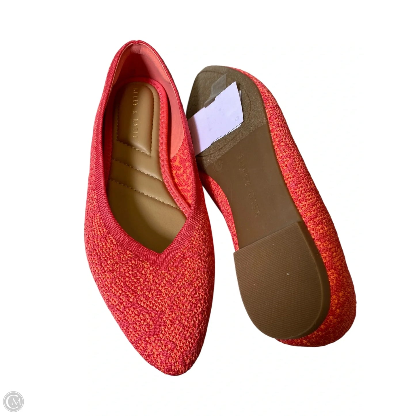 Shoes Flats By Kelly And Katie In Orange, Size: 7