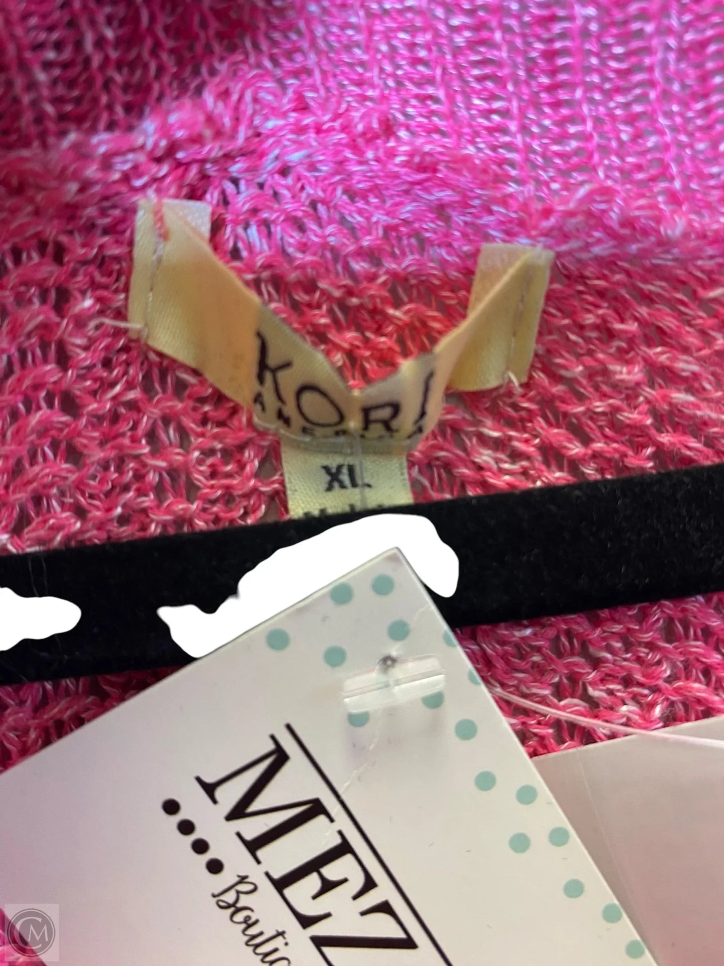 Sweater By Kori America In Pink, Size: Xl