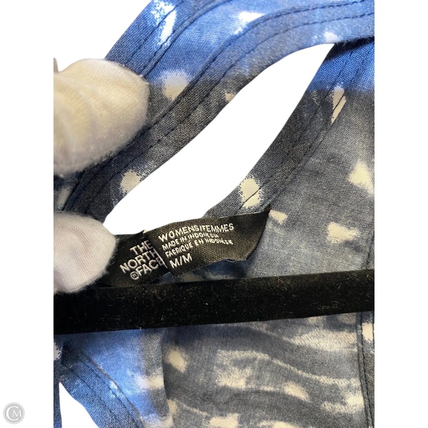 Top Sleeveless By The North Face In Grey & White, Size: M